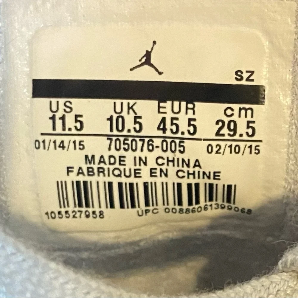 Nike Air Jordan Instigator Basketball Shoes Men Size 11.5 Wolf Gray Rare - Read